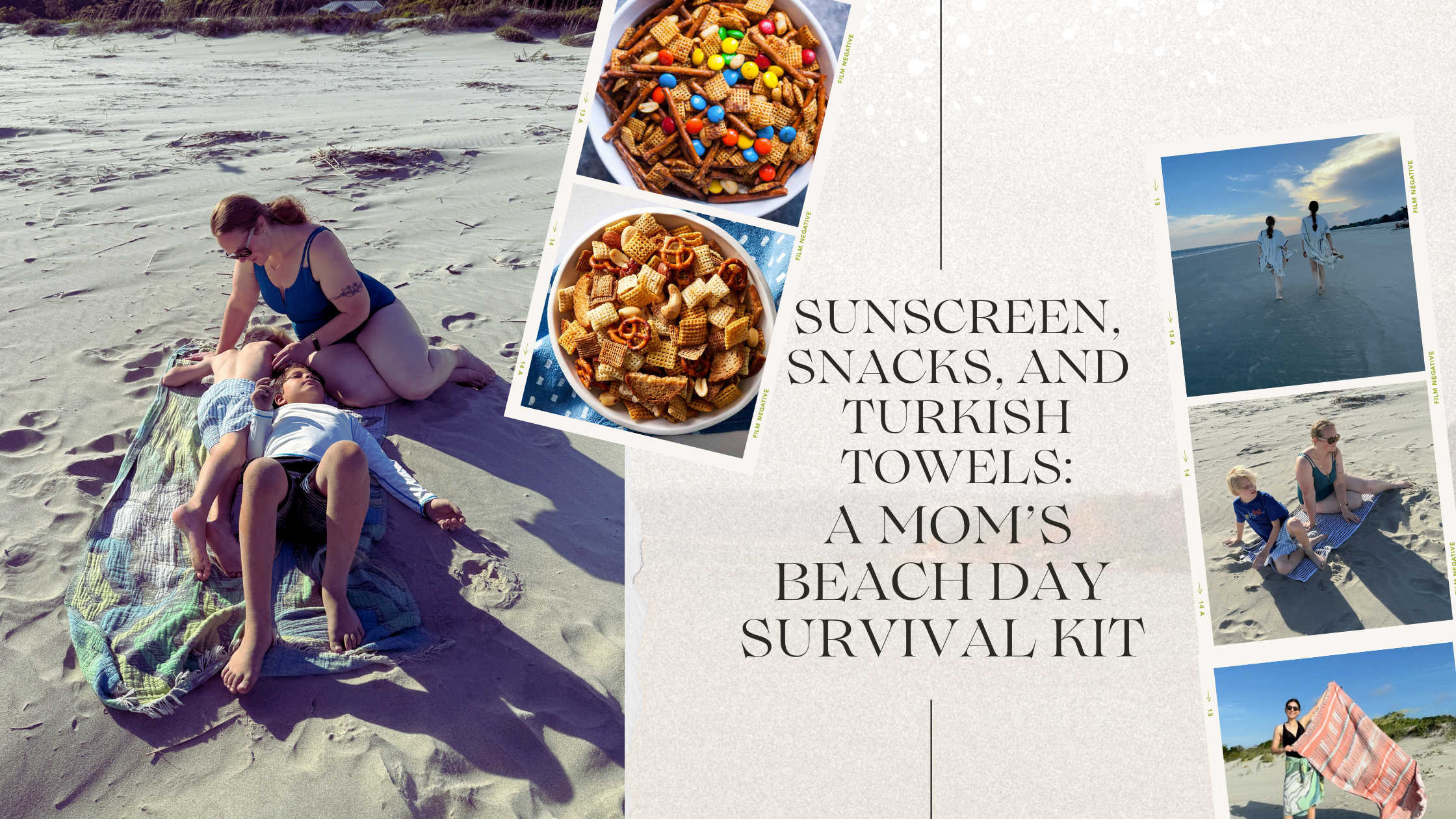 Sunscreen, Snacks, and Turkish Towels: A Mom’s Beach Day Survival Kit