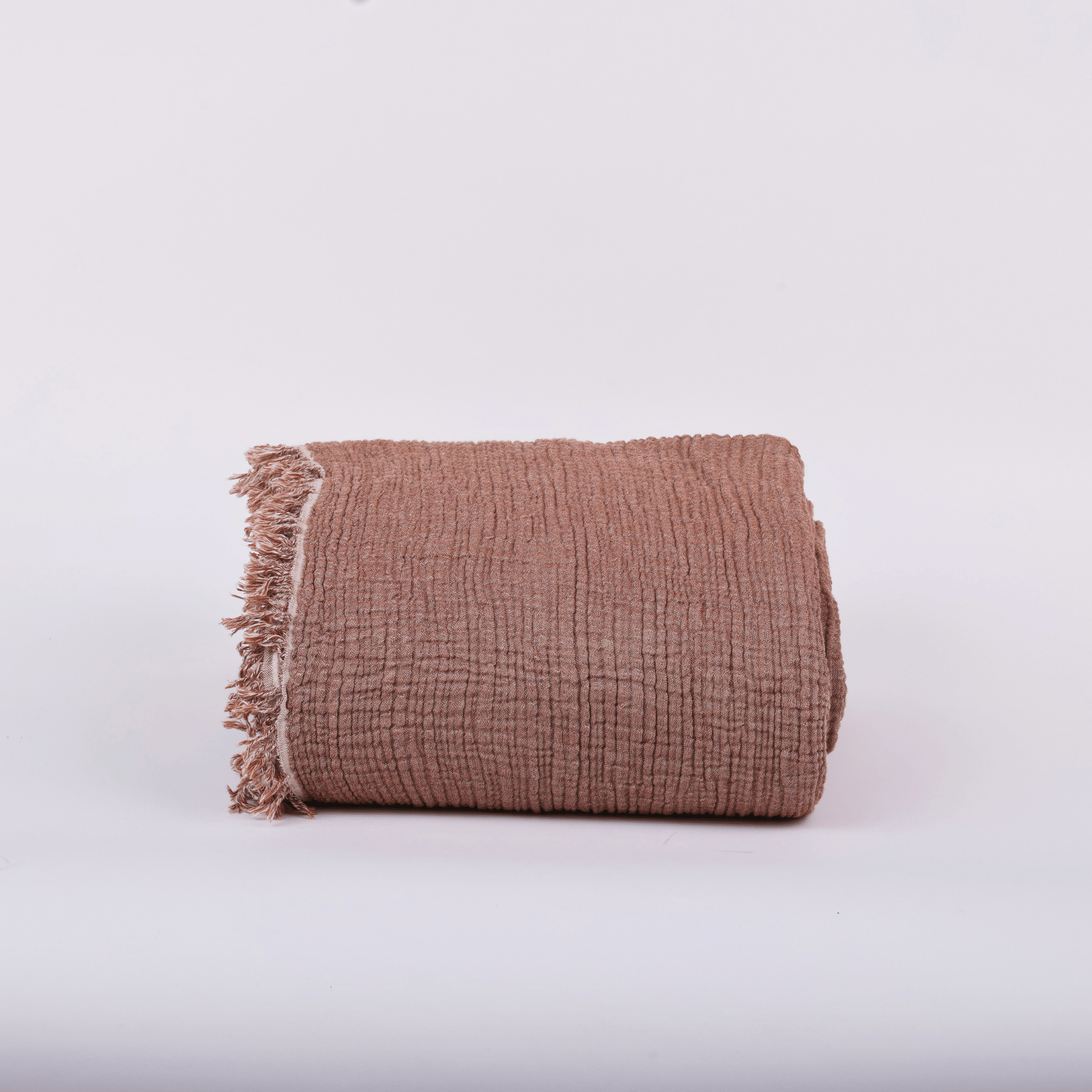 Joy | Four Layered Crinkle Muslin Bed Cover