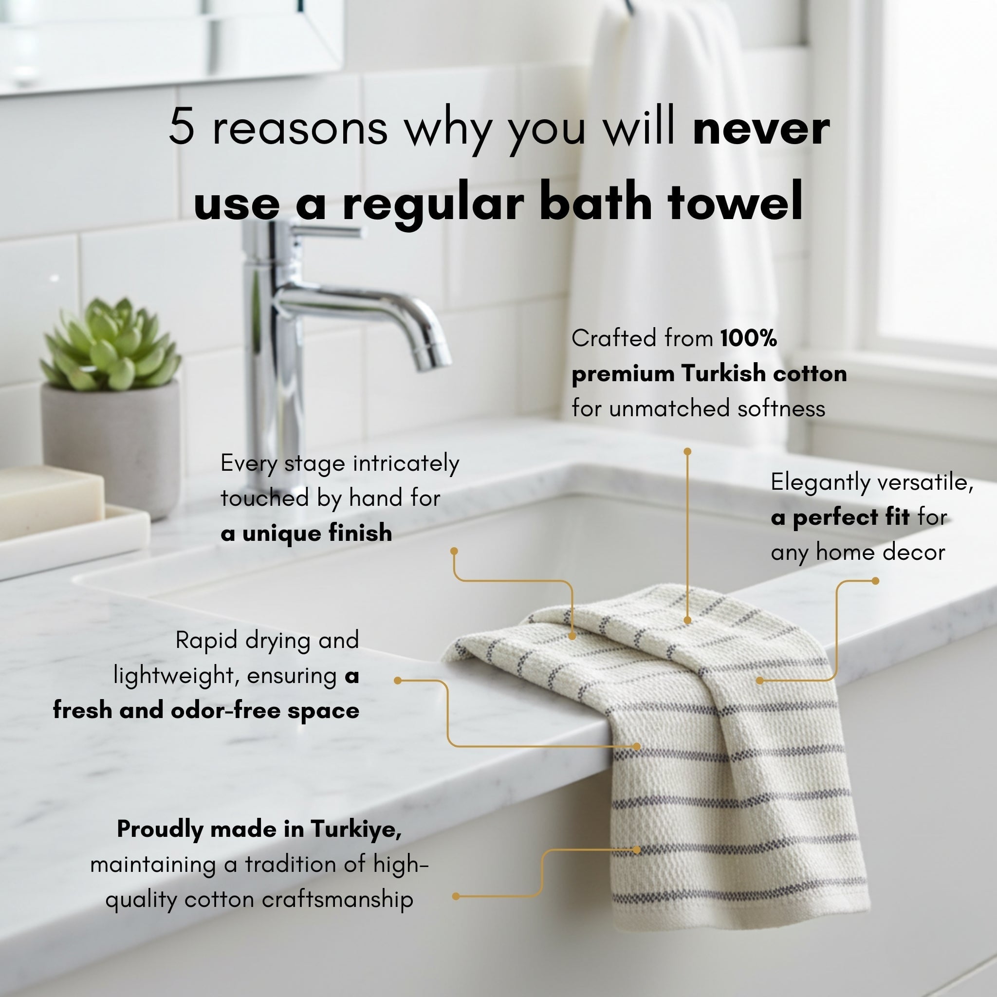 Deniz Bamboo-Cotton Turkish Towels