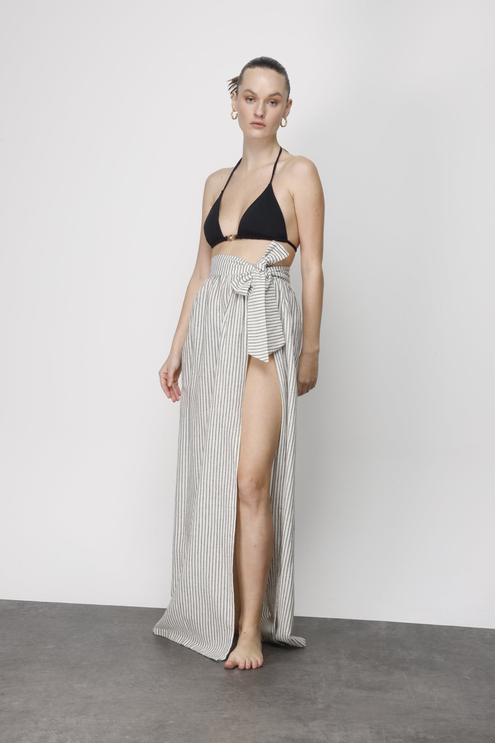 Draped Cover-Up Beach Skirt