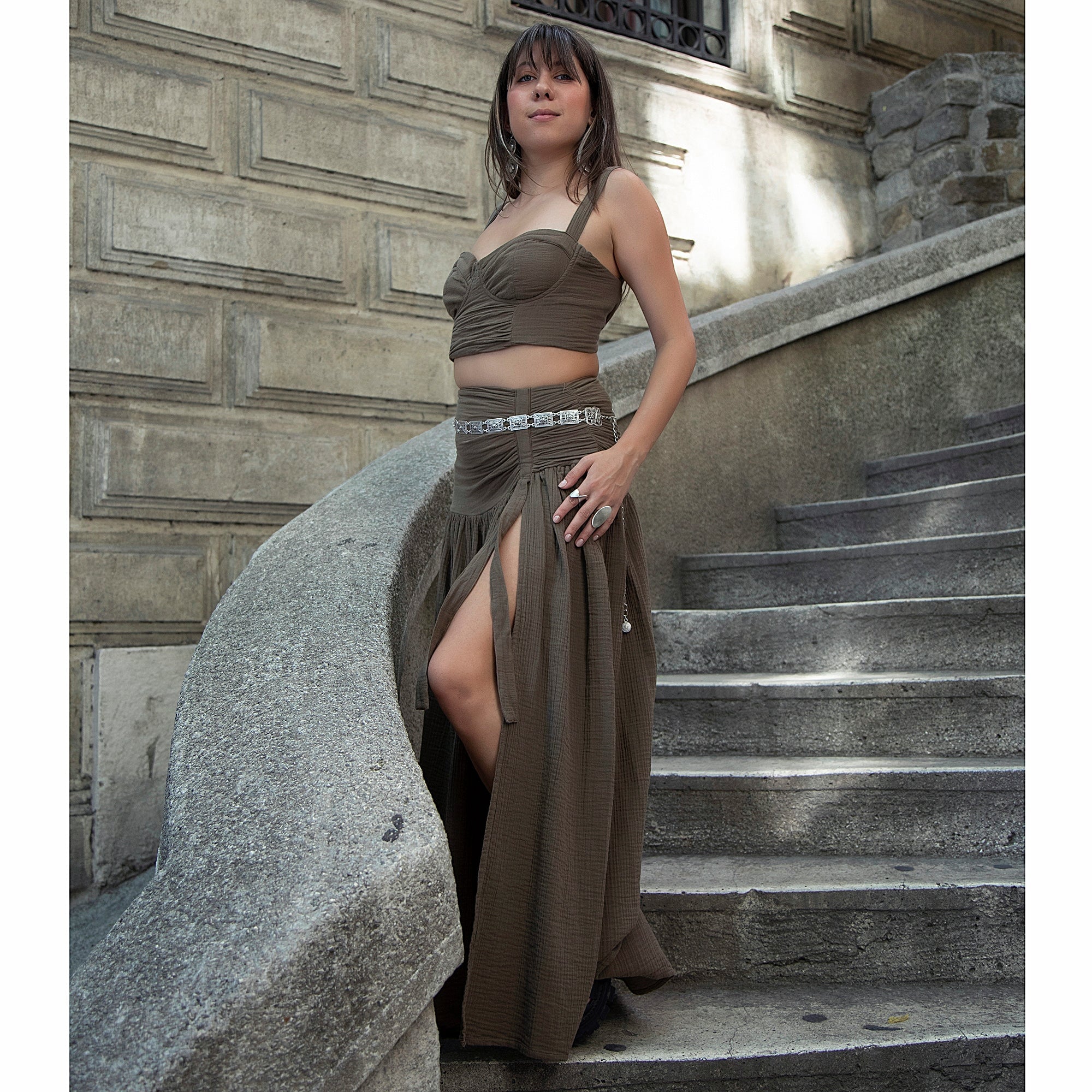 Nira Top & Skirt Set