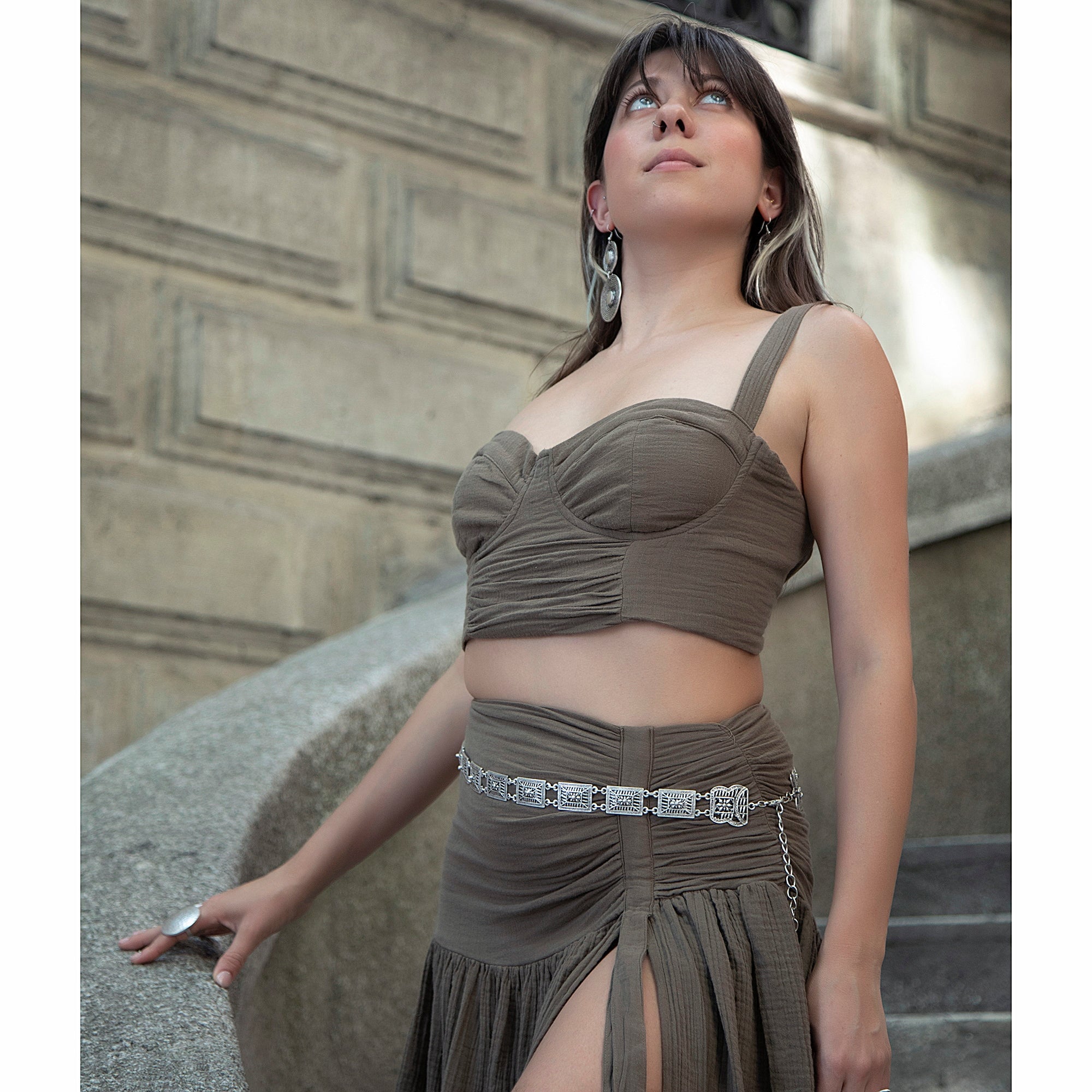 Nira Top & Skirt Set