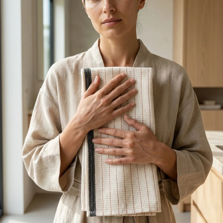 Silvia Cotton Bamboo Lightweight Woven Turkish Towel