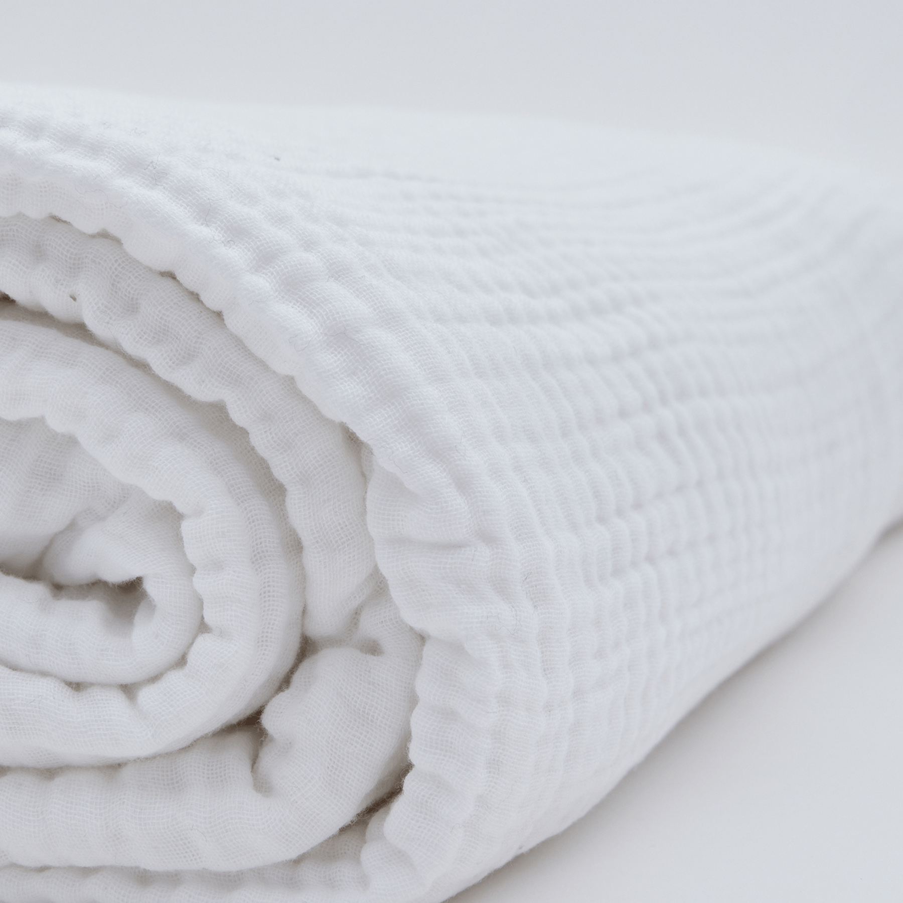 Joy | Four Layered Crinkle Muslin Bed Cover