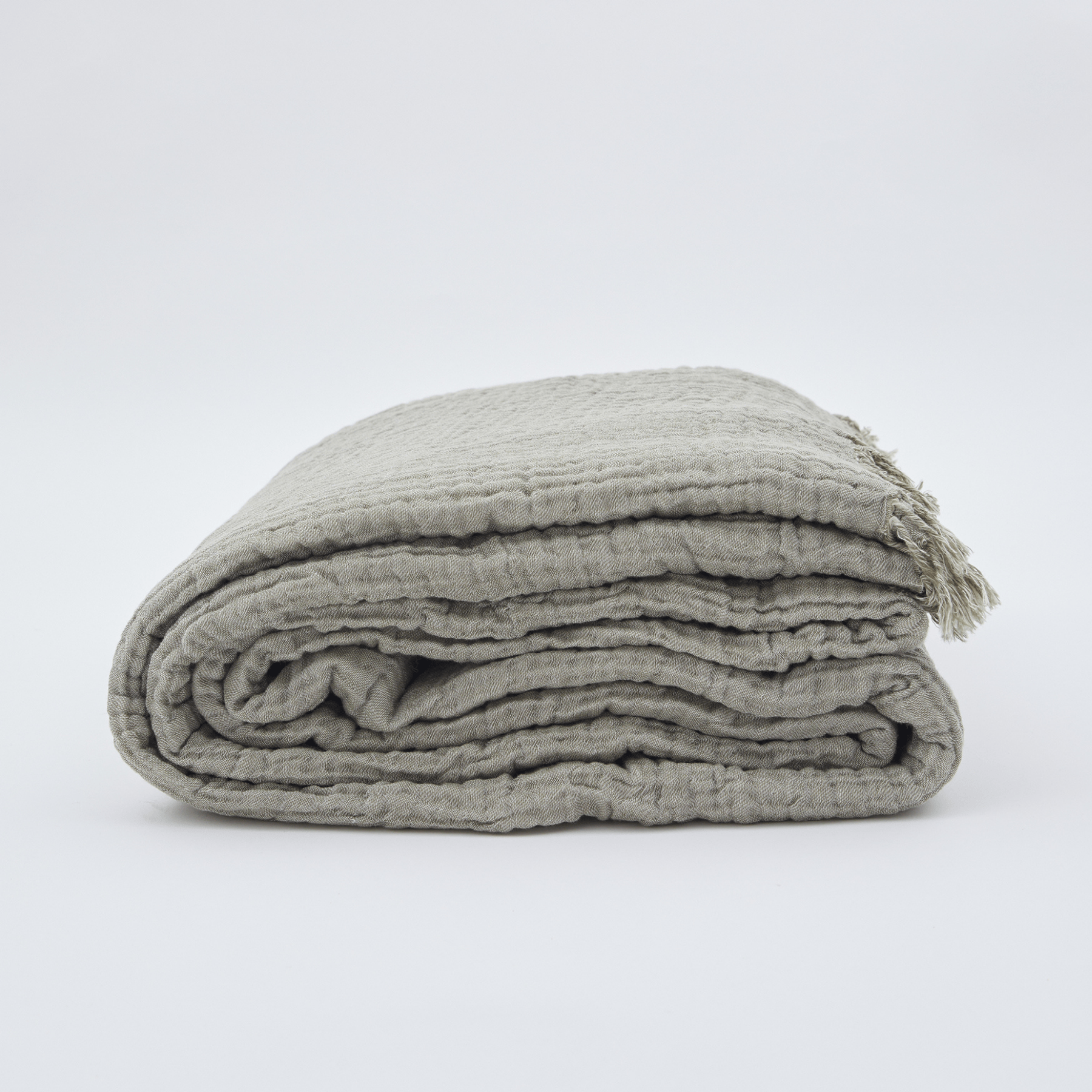 Joy | Four Layered Crinkle Muslin Bed Cover