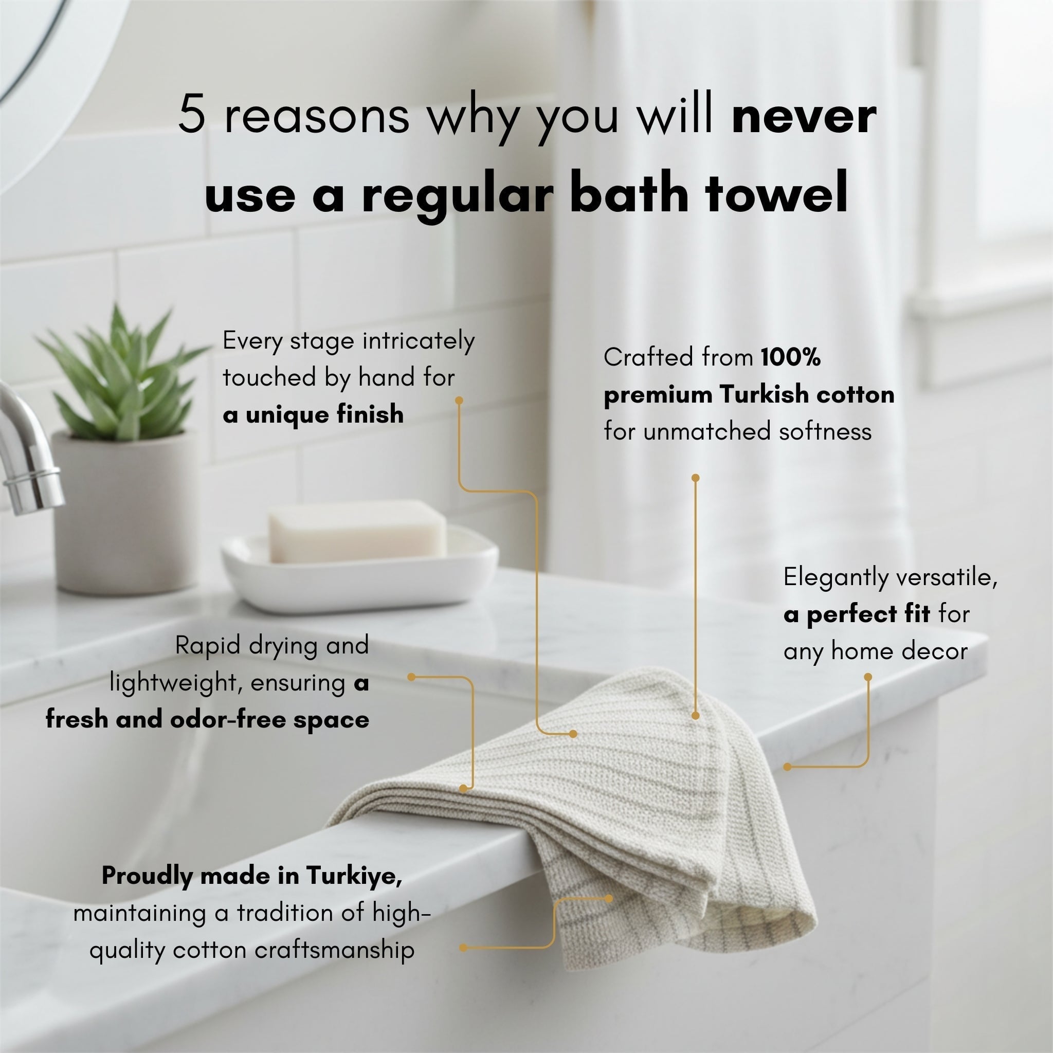 Deniz Bamboo-Cotton Turkish Towels