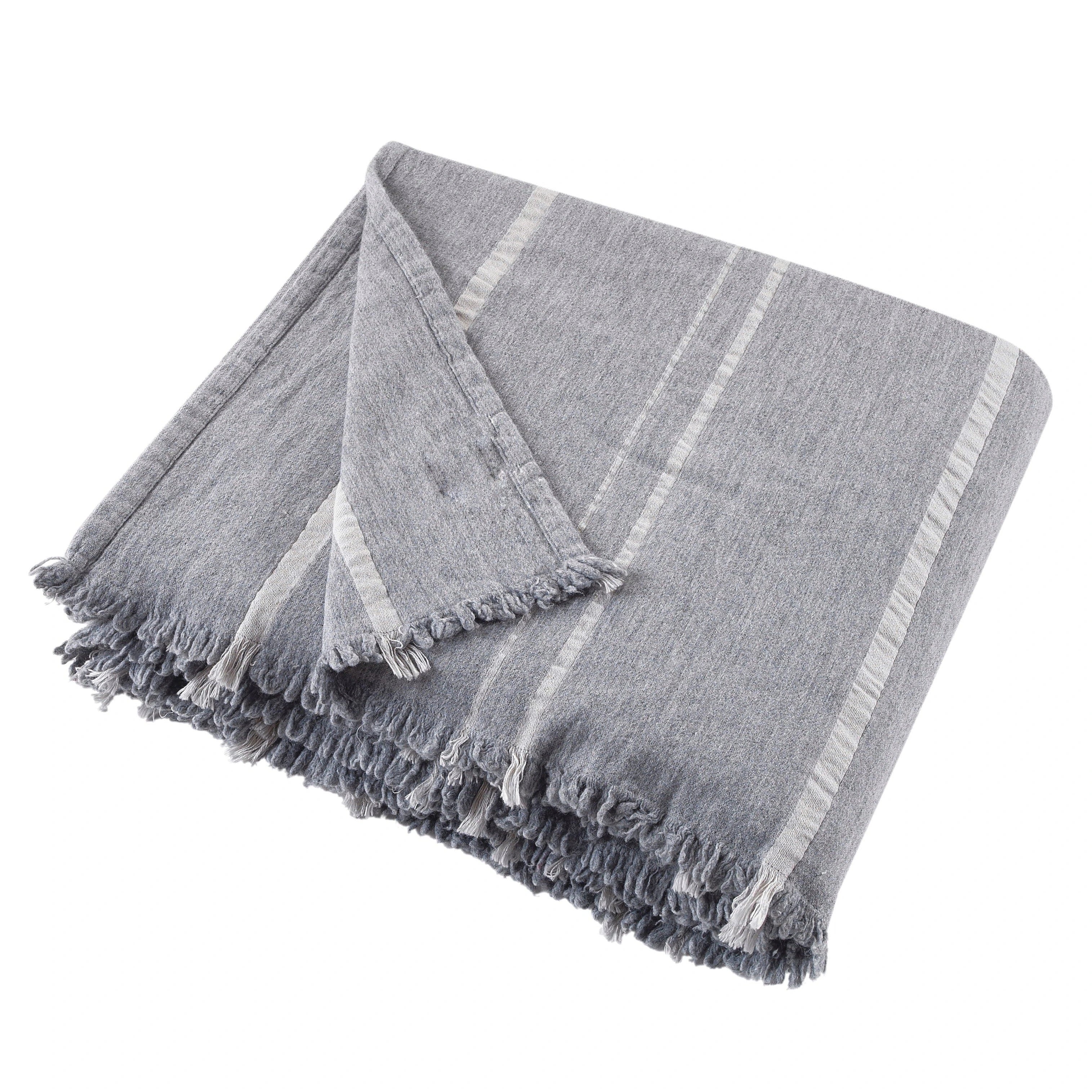 Eliza Turkish Wool and Cotton Blanket