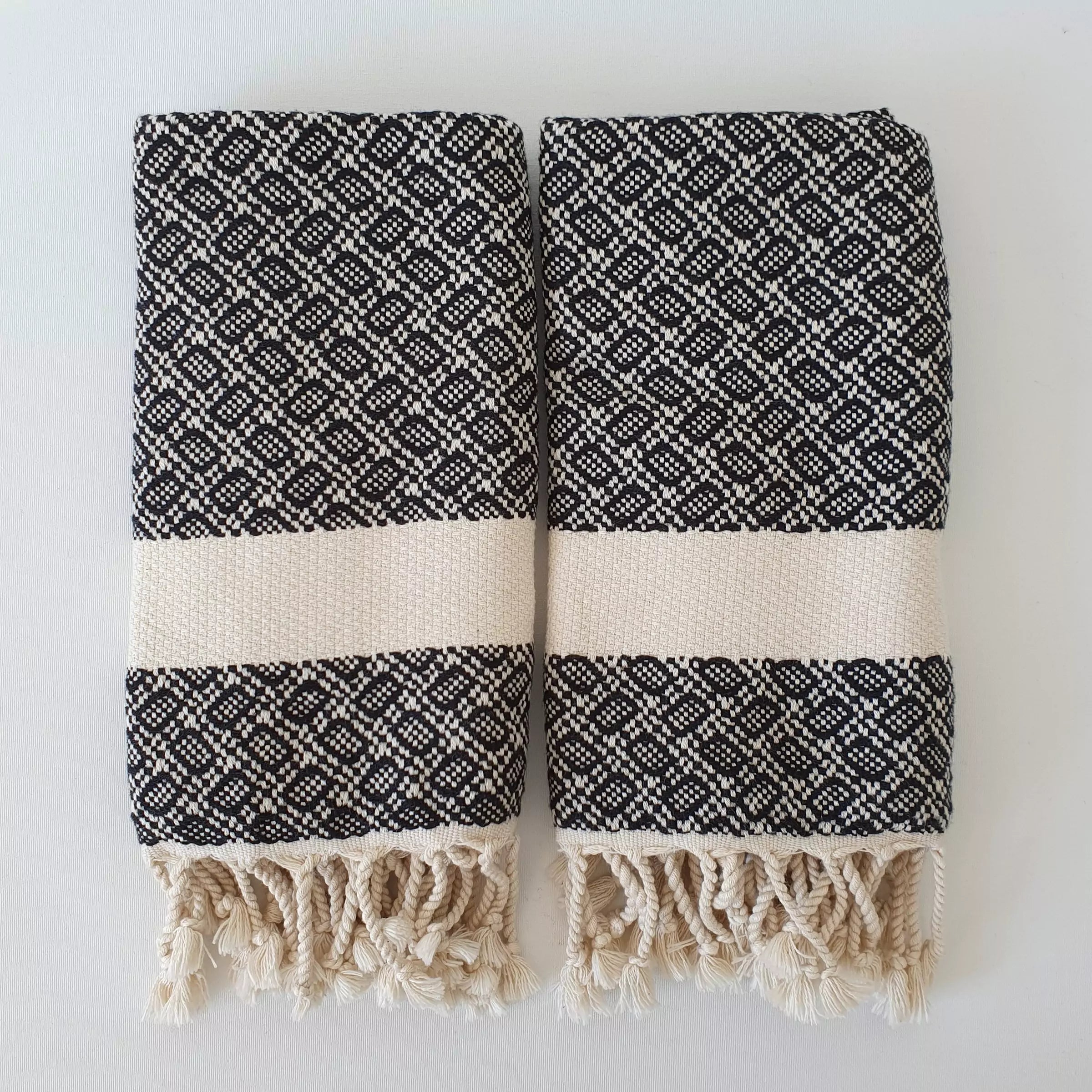 Adrian 100% Cotton Turkish Hand and Kitchen Towel