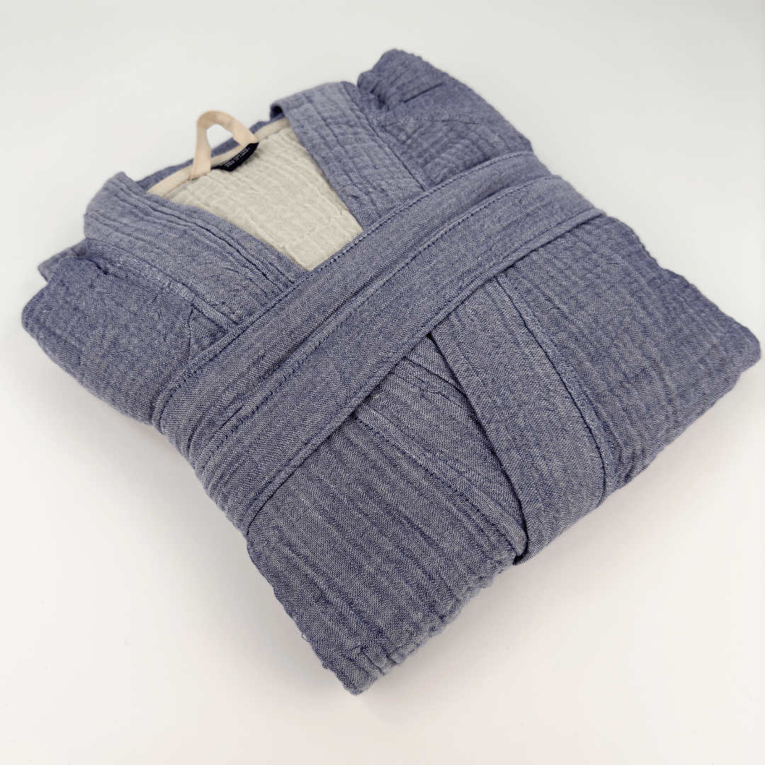 Joy 4- Layered Kimono Robe - 100% Turkish Cotton