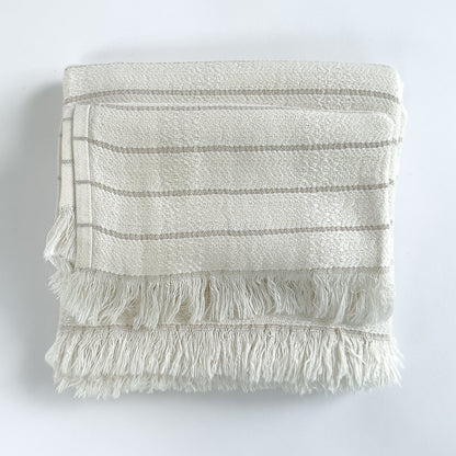 Deniz Bamboo-Cotton Turkish Hand & Bath Towels