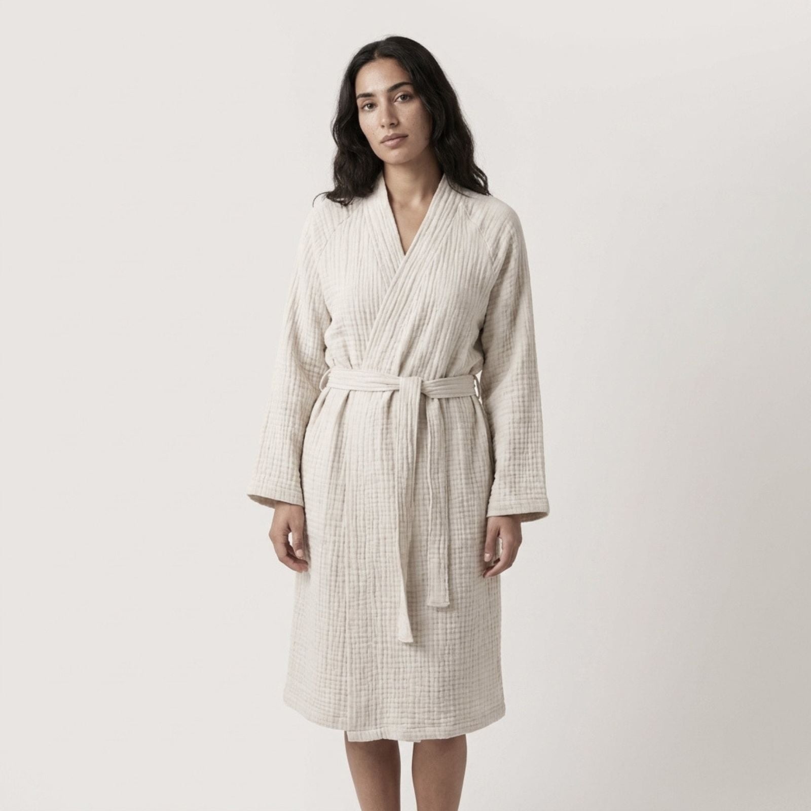 Joy Kimono Robe Outlet - 4-Layer Muslin Cotton
