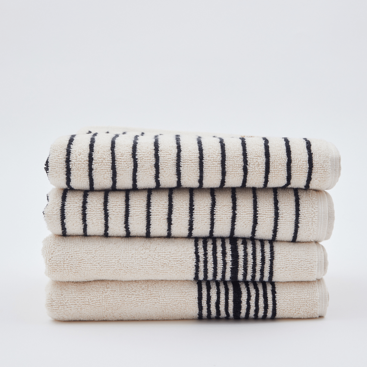 Melika Turkish Cotton Striped Terry Towel The Loomia