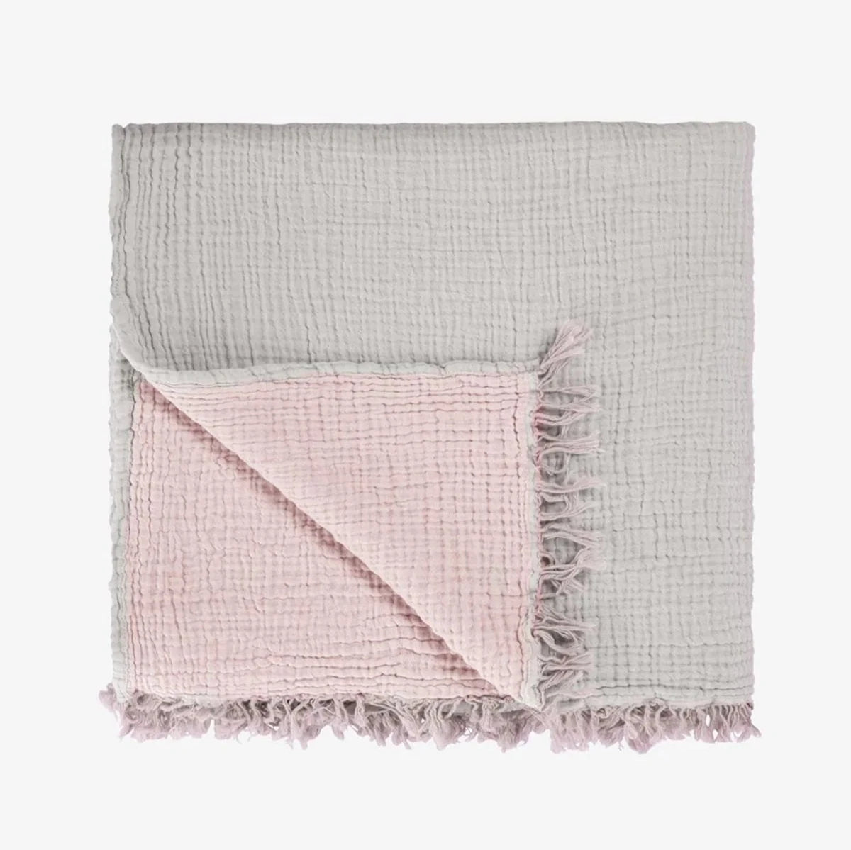 Joy | Four Layered Crinkle Muslin Bed Cover