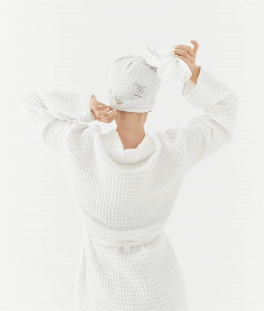 The Raftyn Waffle Weave Hair Towel