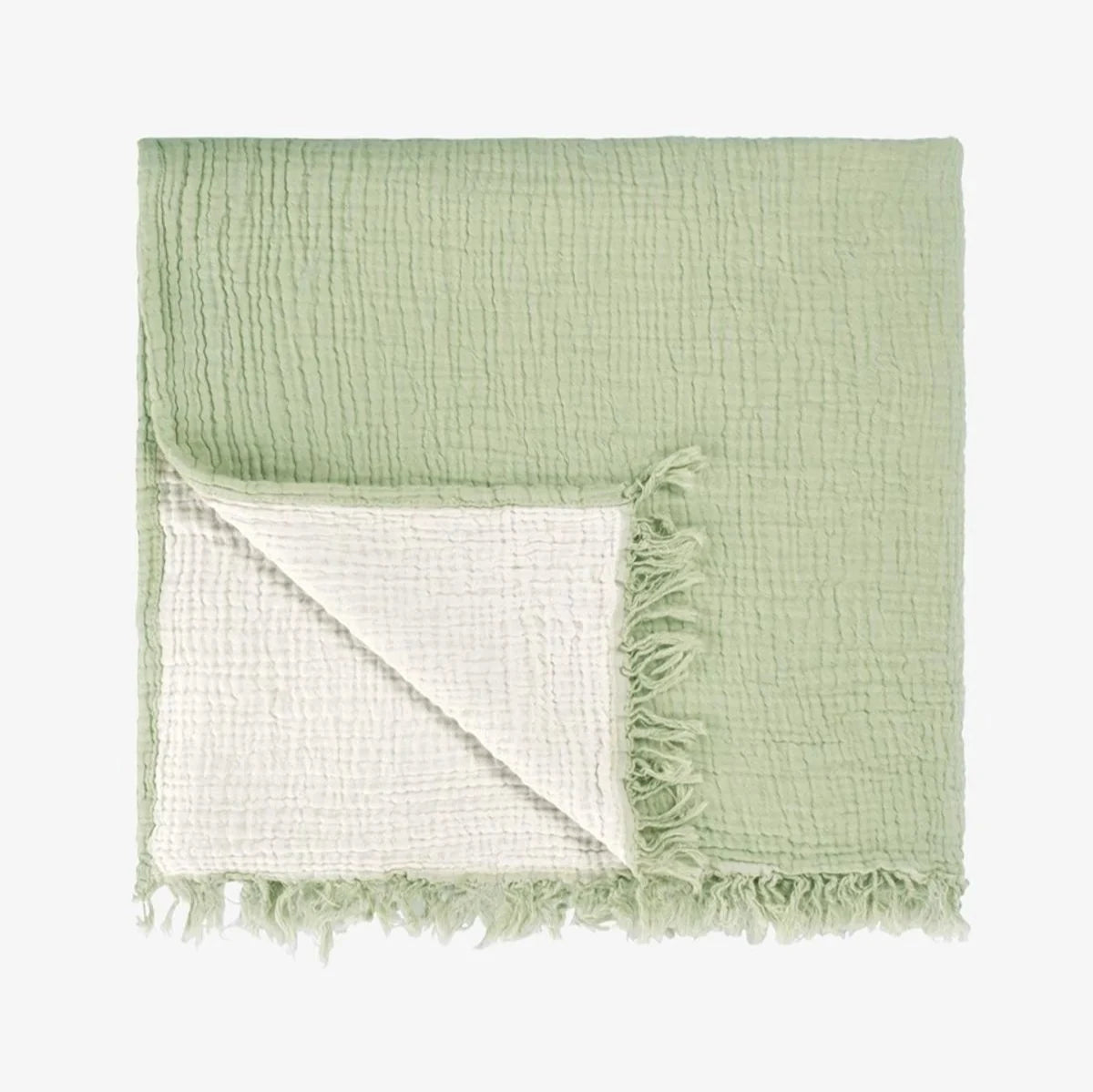 Joy | Four Layered Crinkle Muslin Bed Cover