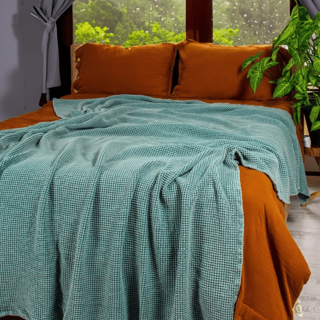 Waffle Bed Blanket