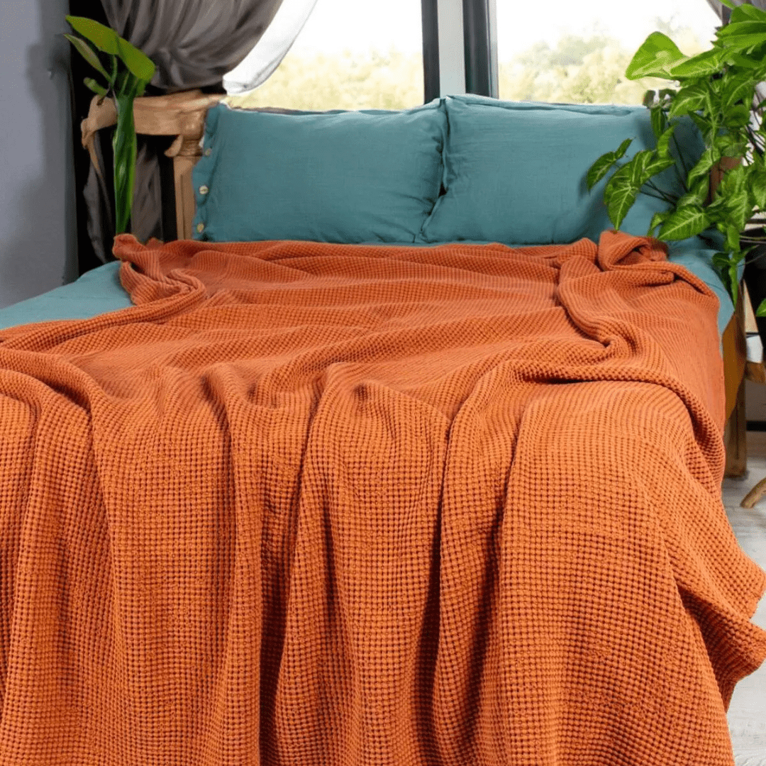 Waffle Bed Blanket
