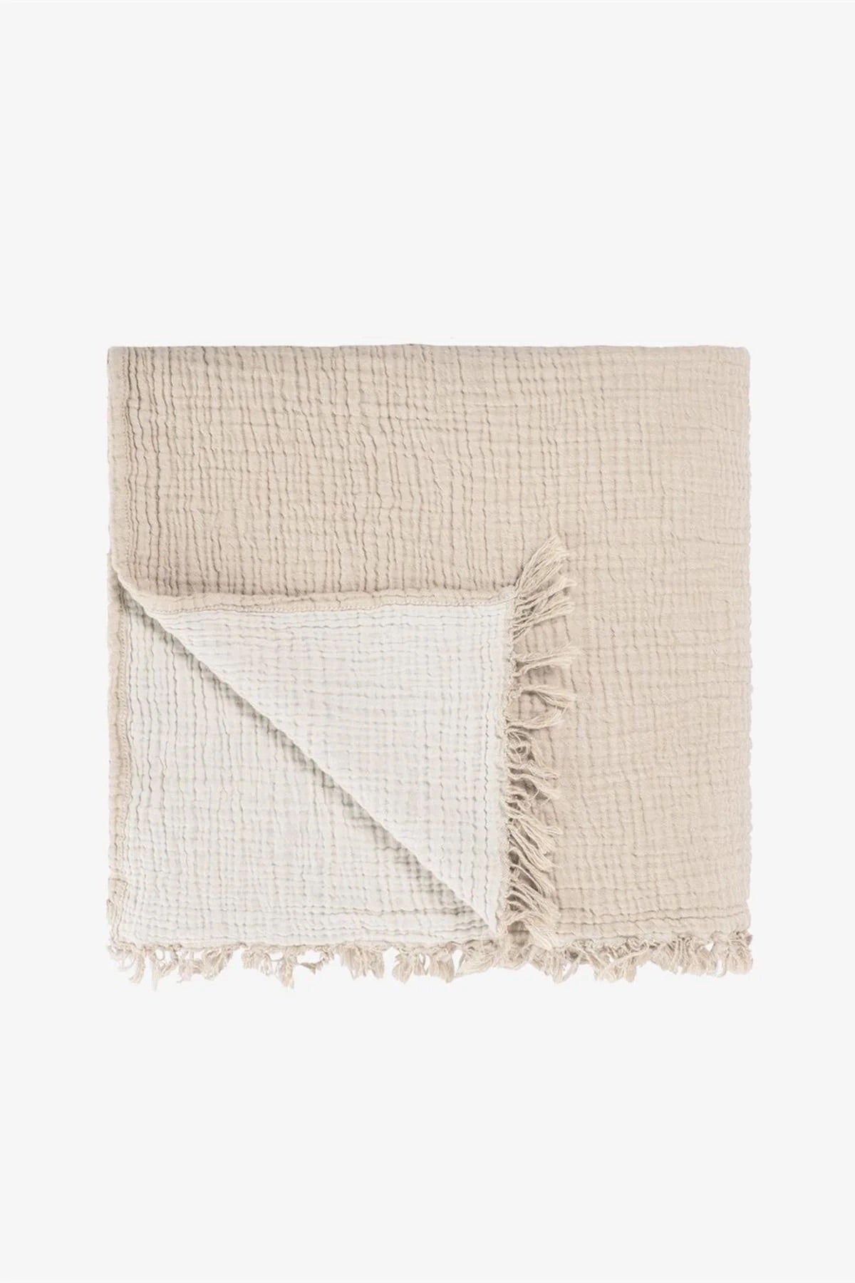 Joy | Four Layered Crinkle Muslin Bed Cover