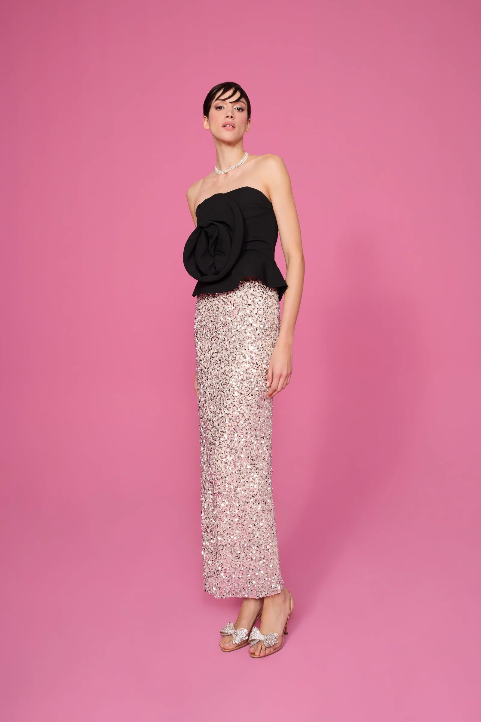 Rosalie Sculptural Bloom Top