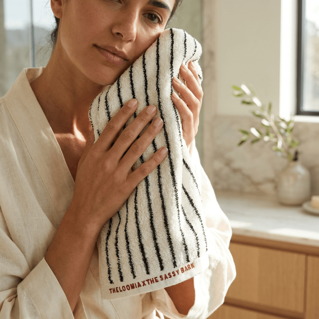 Sassy Barn X The Loomia 100% Cotton Bath Towel