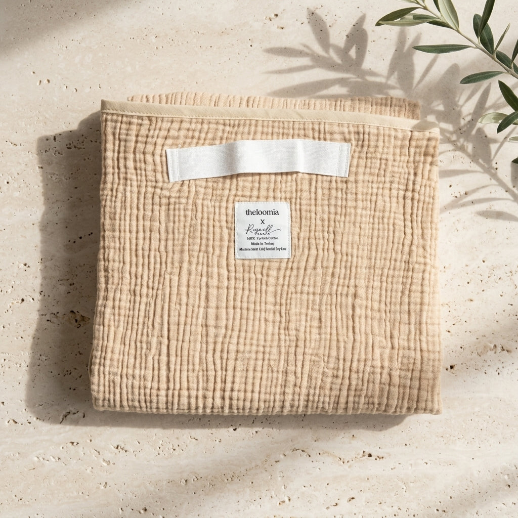 Joy Hair Towel | 100% 4 Layer Muslin Cotton