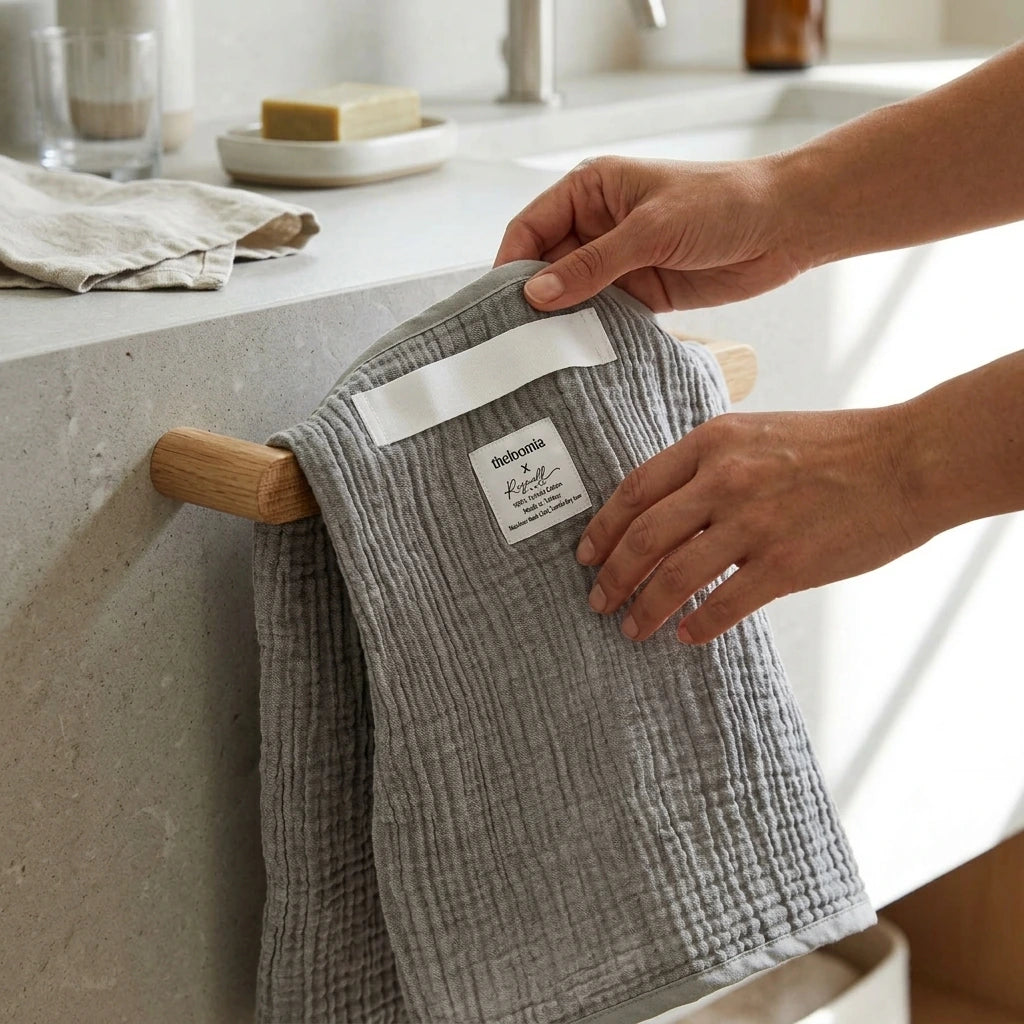 Joy Hair Towel | 100% 4 Layer Muslin Cotton