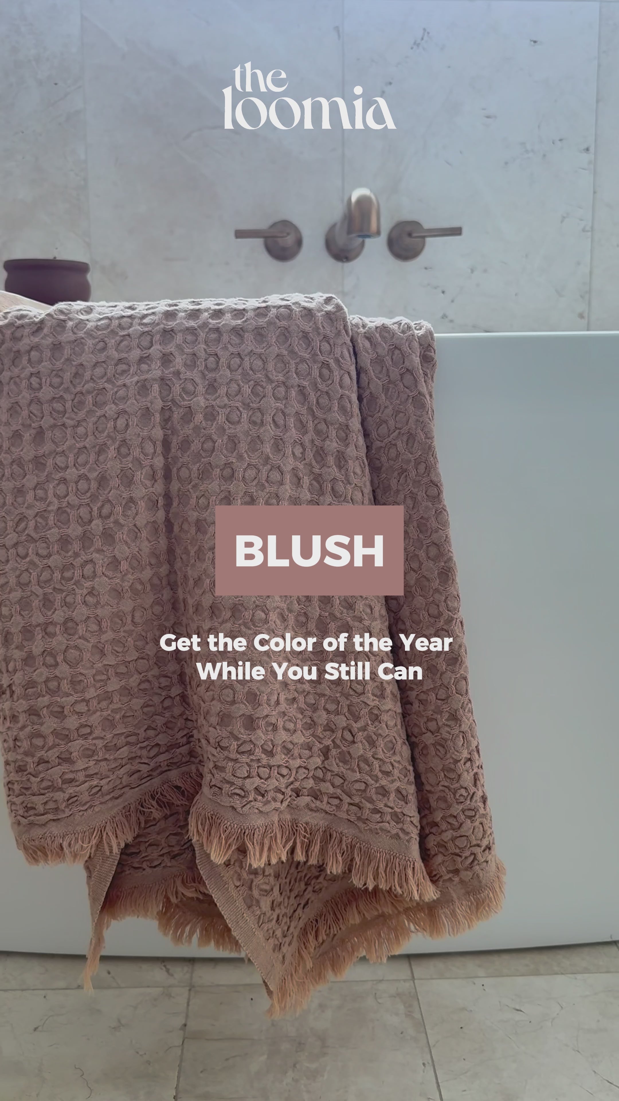 Linda Stonewashed Waffle Towel