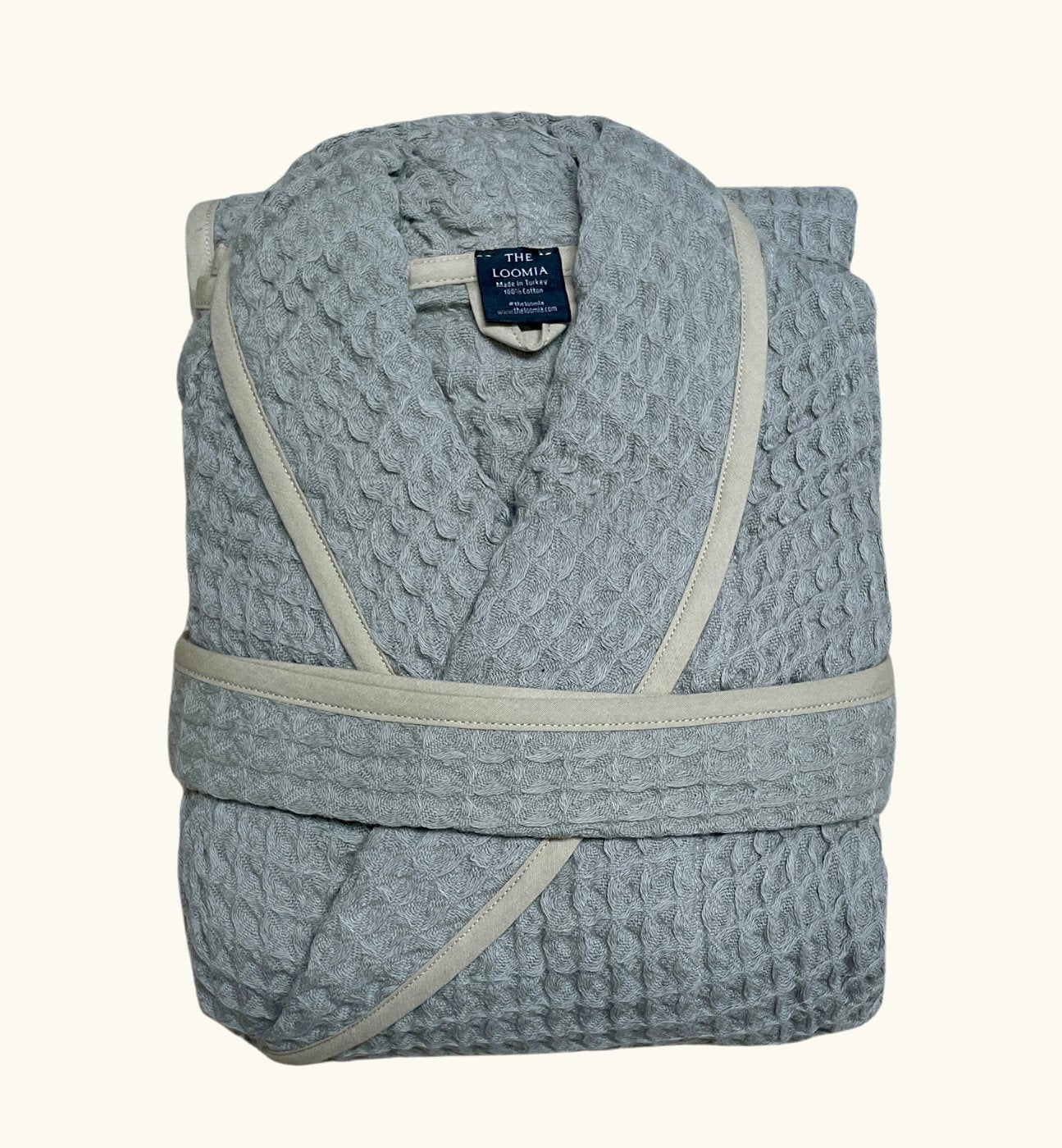 Heena Waffle Weave Unisex Bathrobe