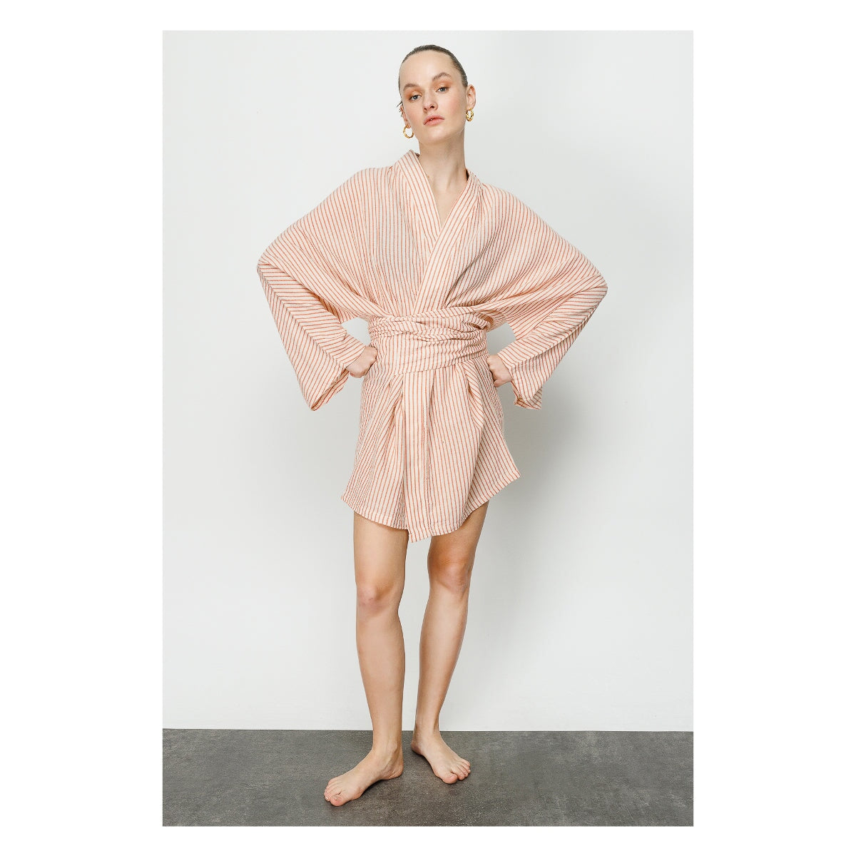 Jess Kimono Robe - 100% Turkish Cotton