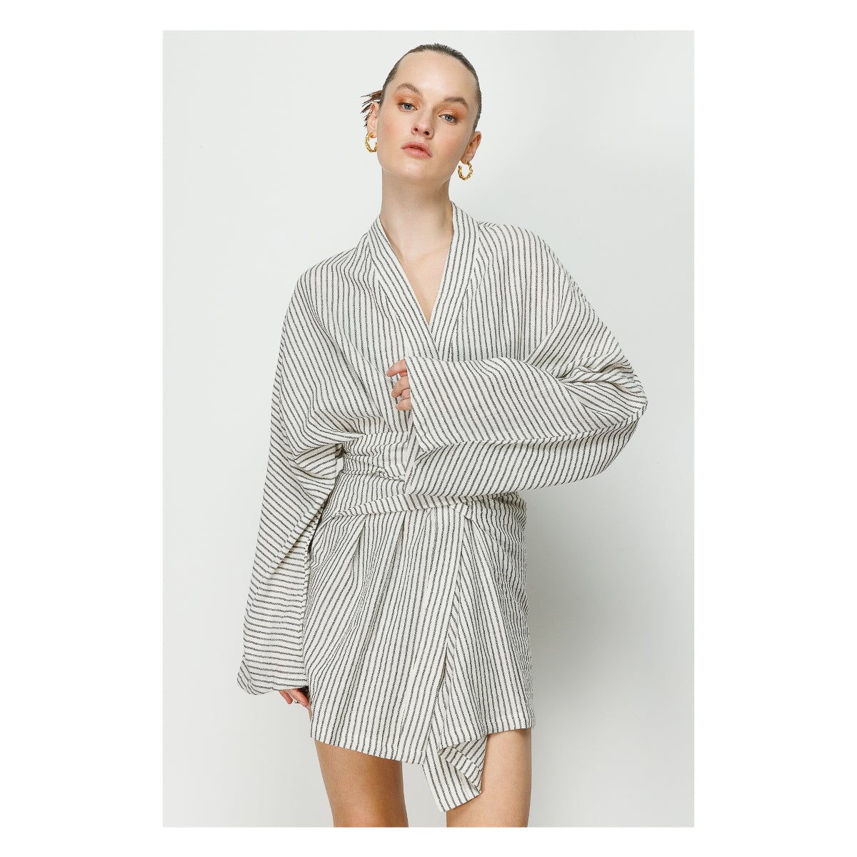 Jess Kimono Robe - 100% Turkish Cotton