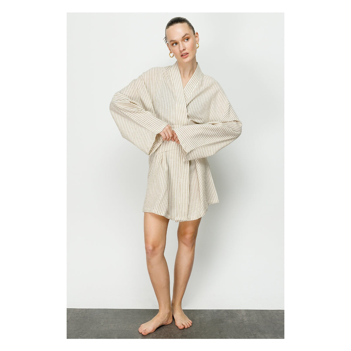 Jess Kimono Robe - 100% Turkish Cotton