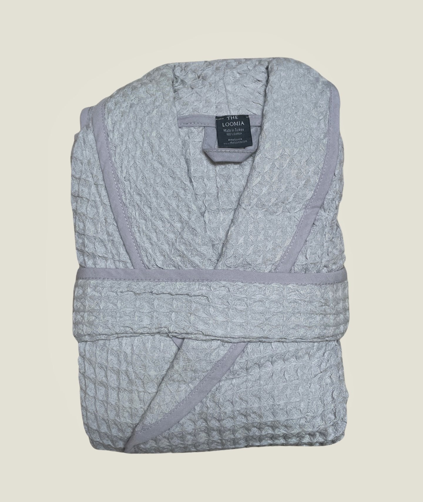 Heena Waffle Weave Unisex Bathrobe