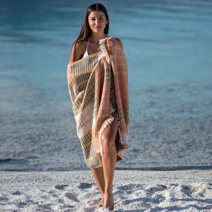 Gio Turkish Beach and Pool Towel - The Loomia