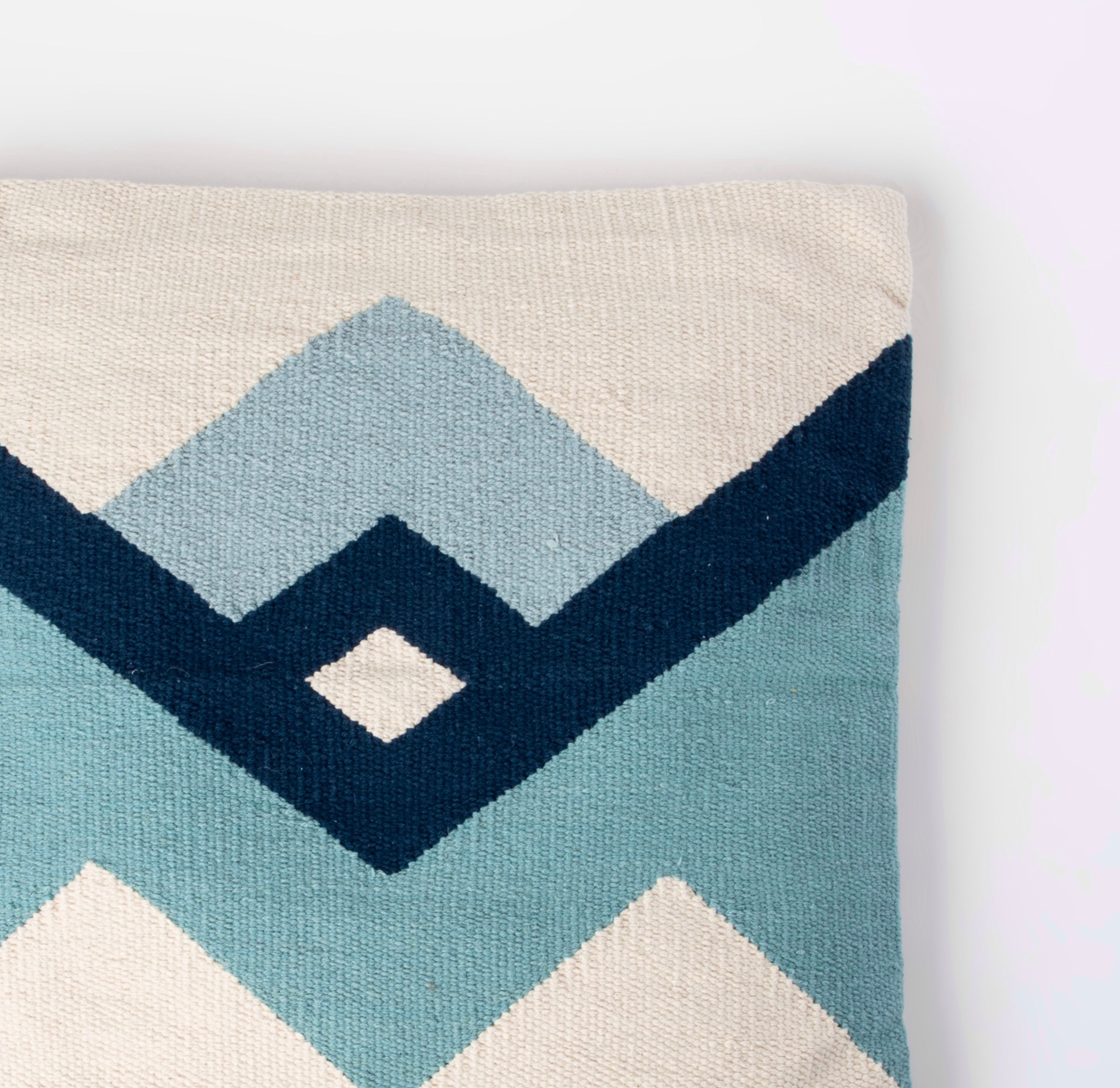 Kalan Handwoven Blue Pillow