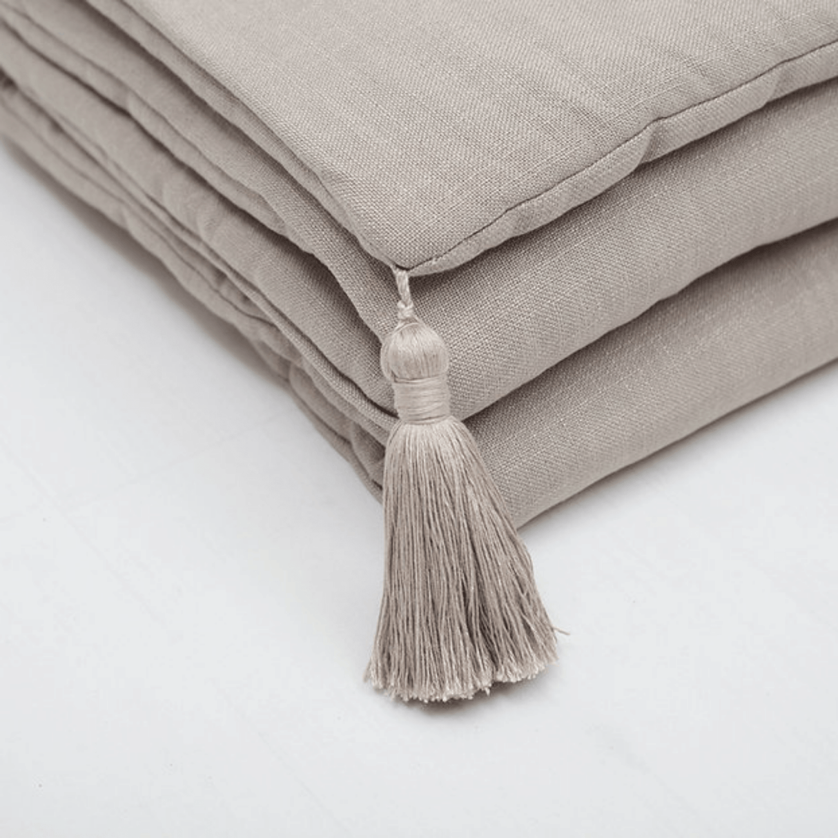 100% Linen Tasseled Bed Runner