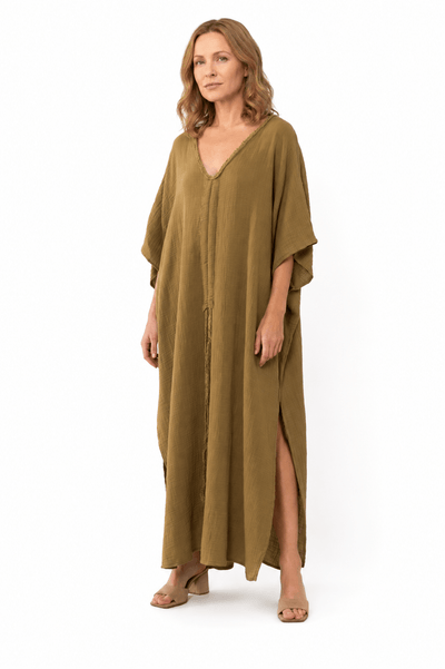 Cotton Linen Knitted Beach Cover Up