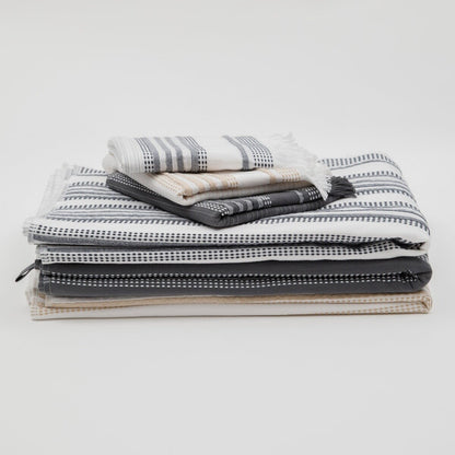 Nadine Terry-Sided Hand and Kitchen Towel