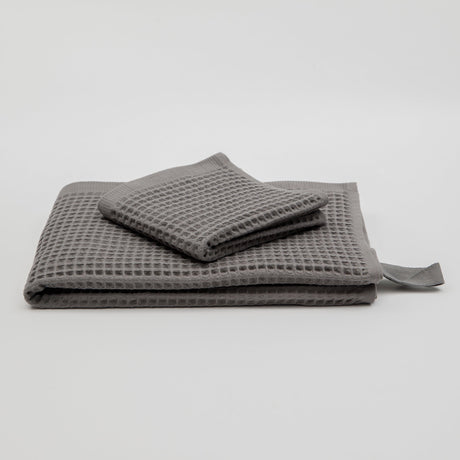 #color_dark gray, #size_One Bath One Hand Towel Set