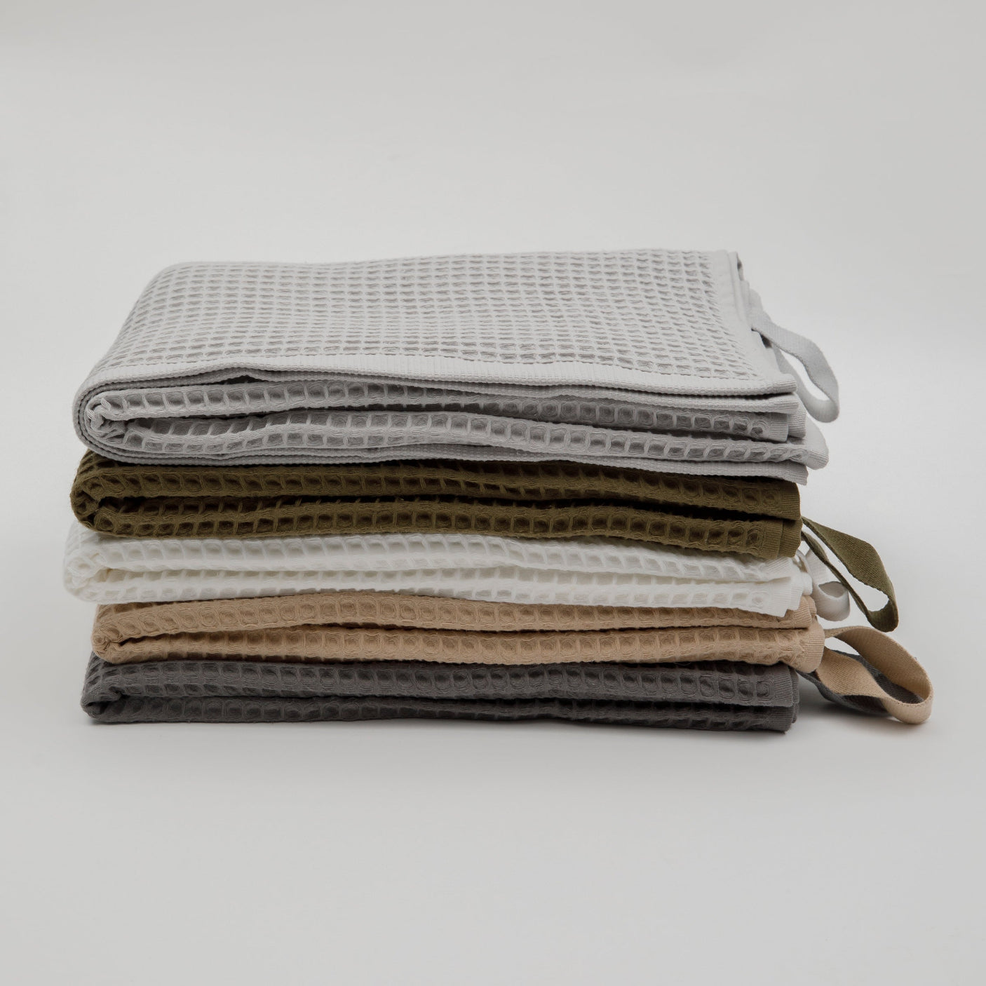 OLIVIA WAFFLE WEAVE TOWELS
