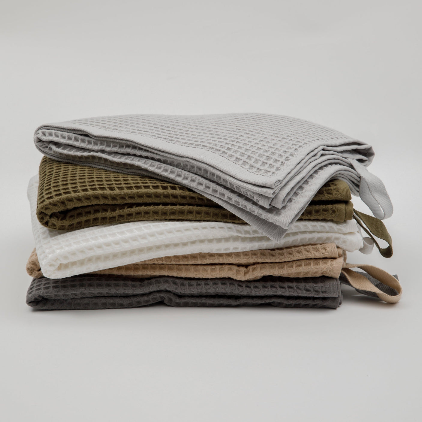 OLIVIA WAFFLE WEAVE TOWELS