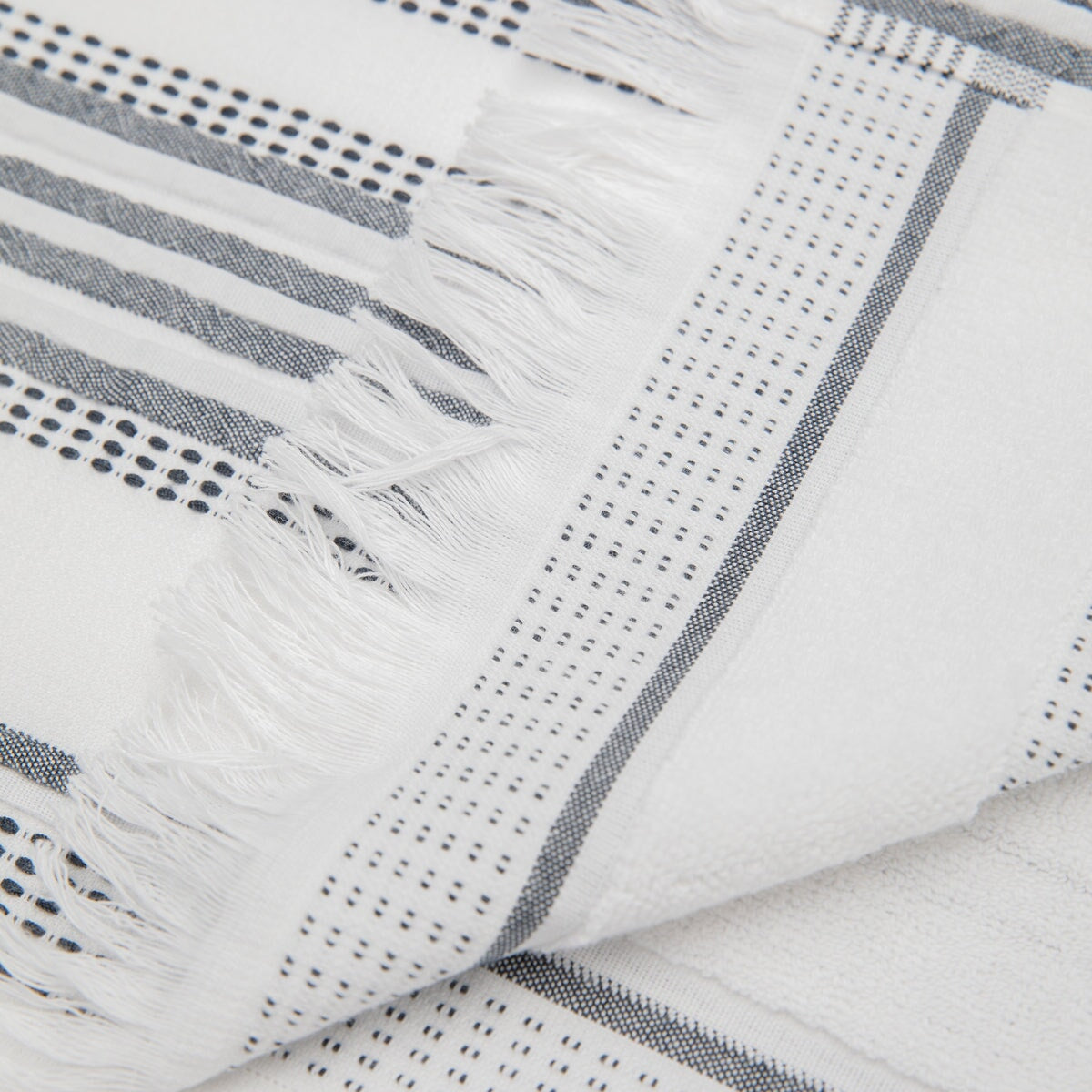 Nadine Terry-Sided 100% Cotton Turkish Towel