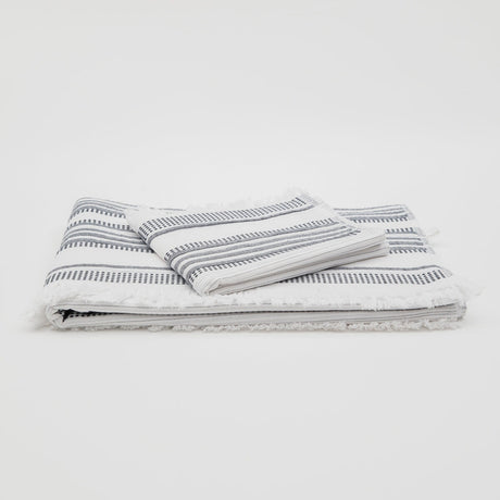 Nadine Terry-Sided 100% Cotton Turkish Bath Towel