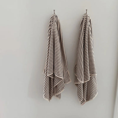 Melika Turkish 100% Cotton Striped Terry Towel