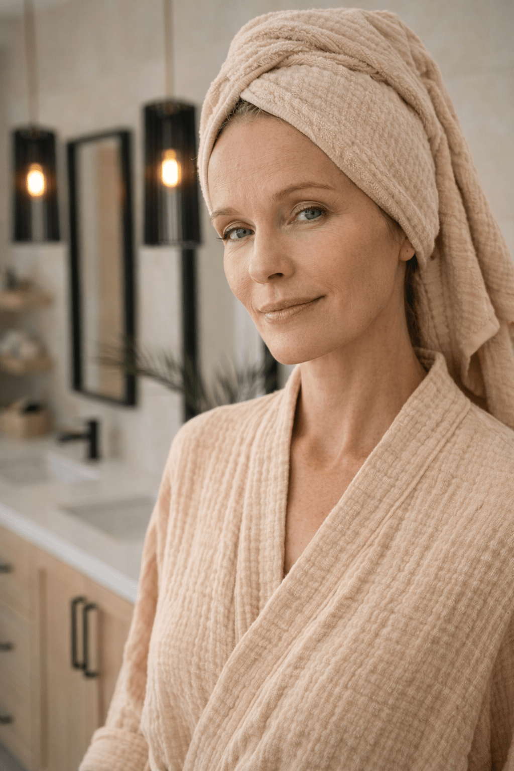 Joy 4- Layered Kimono Robe - 100% Turkish Cotton