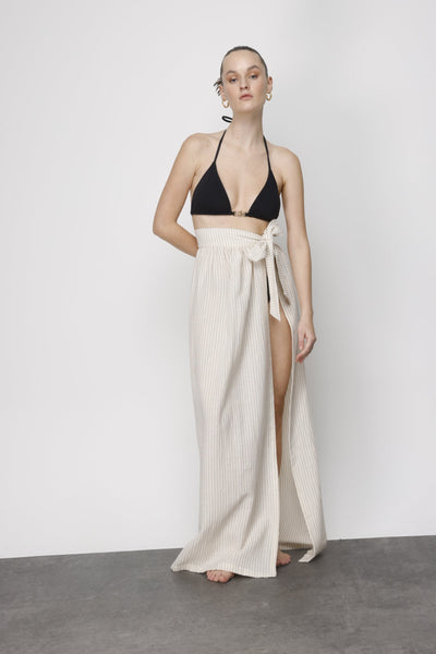 Draped Cover-Up Beach Skirt