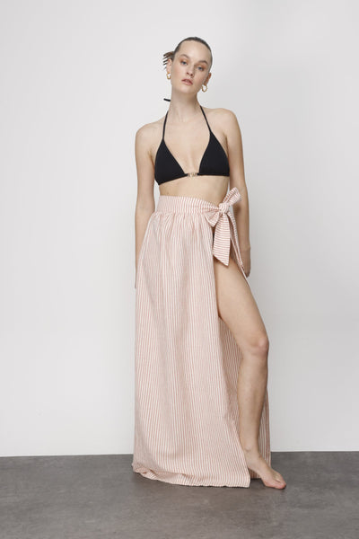 Draped Cover-Up Beach Skirt