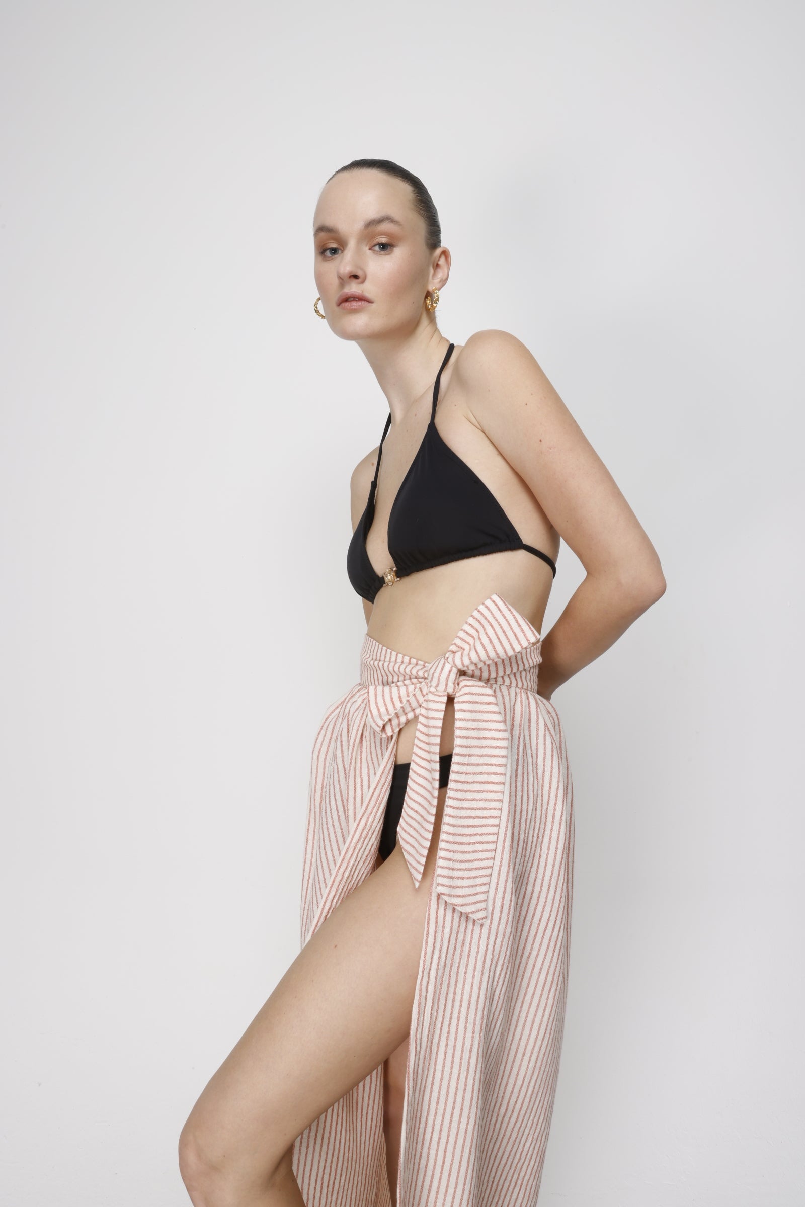 Draped Cover-Up Beach Skirt