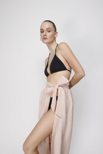 Draped Cover-Up Beach Skirt