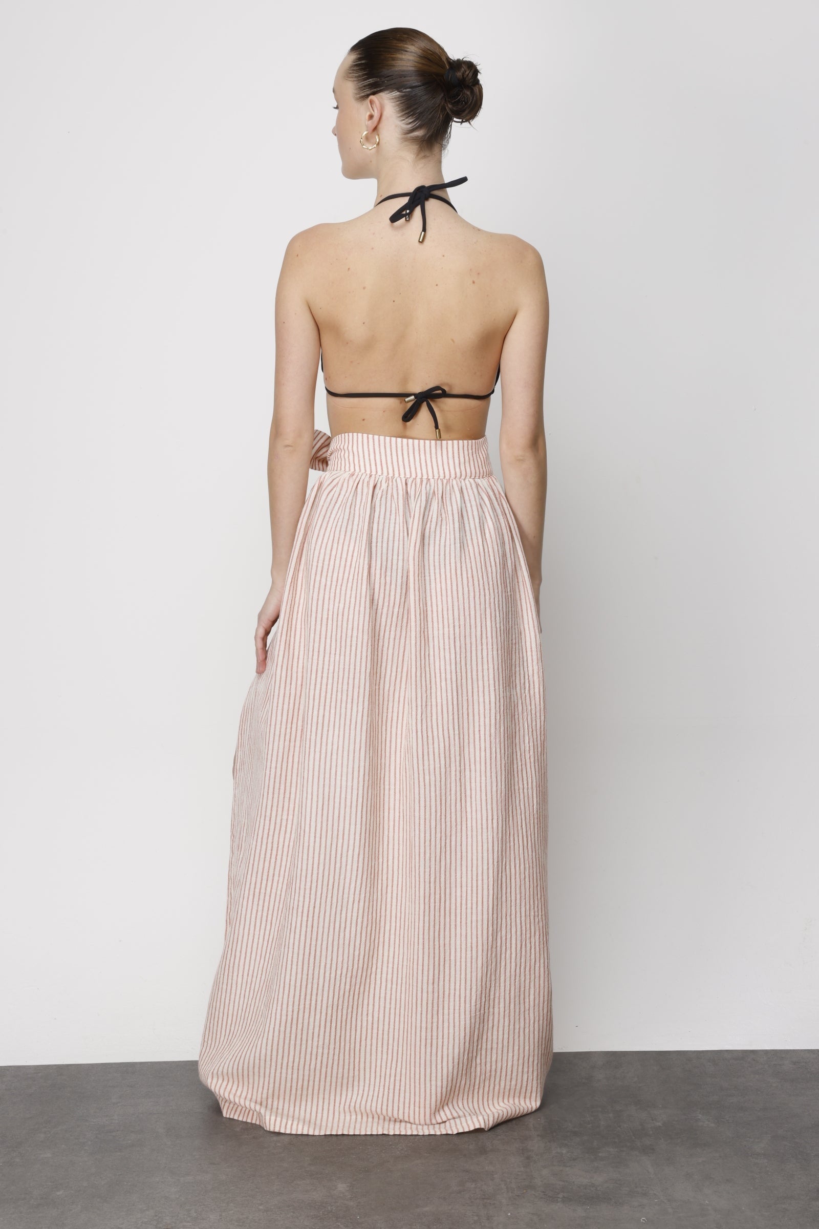 Draped Cover-Up Beach Skirt