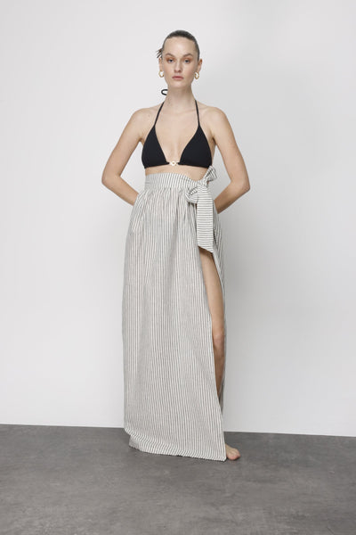Draped Cover-Up Beach Skirt